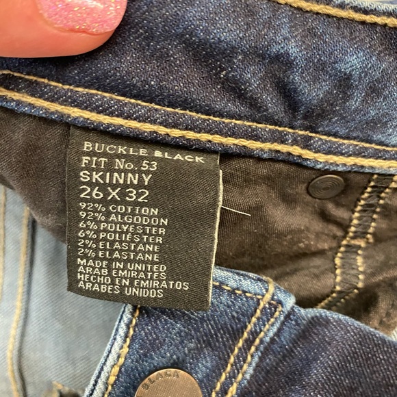 Skinny Buckle Black jeans - Picture 3 of 5